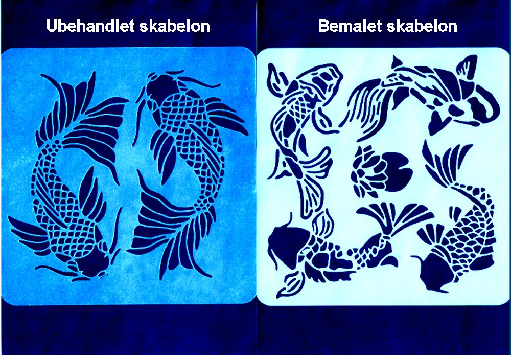 Skabeloner, Japansk bølge, 2 stk. - Billede 4