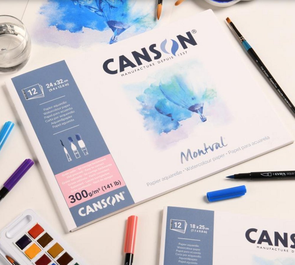 Canson Montval, Hot pressed